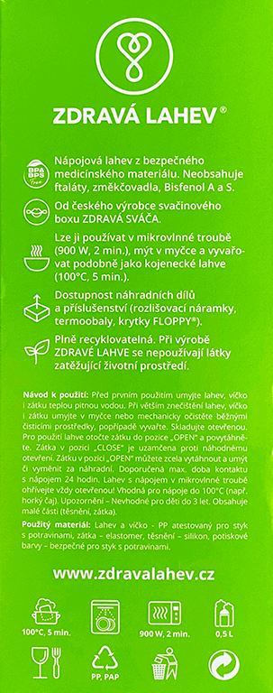 Zdravá lahev ® Gymnathlon - Zelená