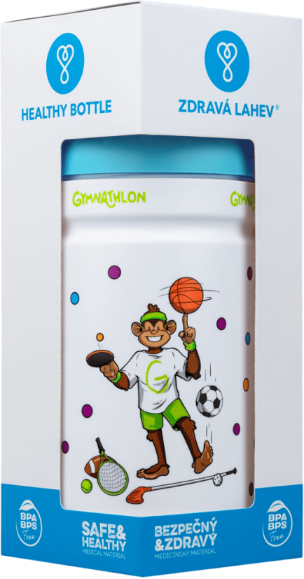 Zdravá fľaša® Gymnathlon - Modrá